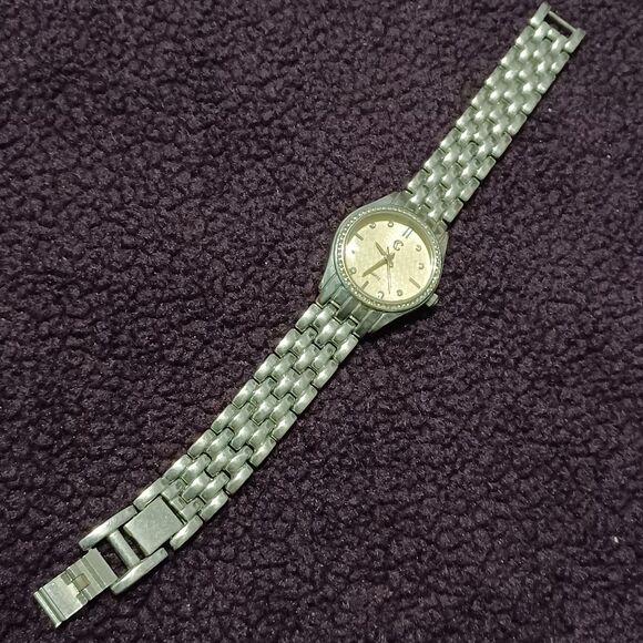 CHARMING CHARLIE Silver and Rhinestone Watch - Picture 1 of 3
